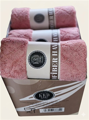 KRD HOME 3LÜ MİKROFİBER BEZ  PK:20